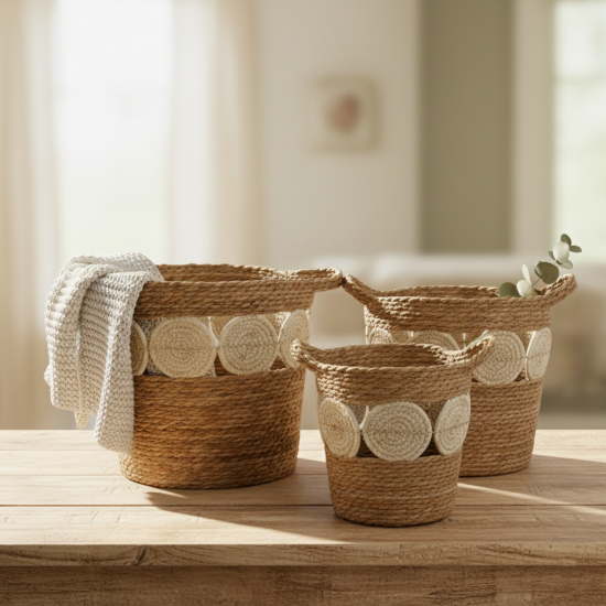 Straw Basket Small